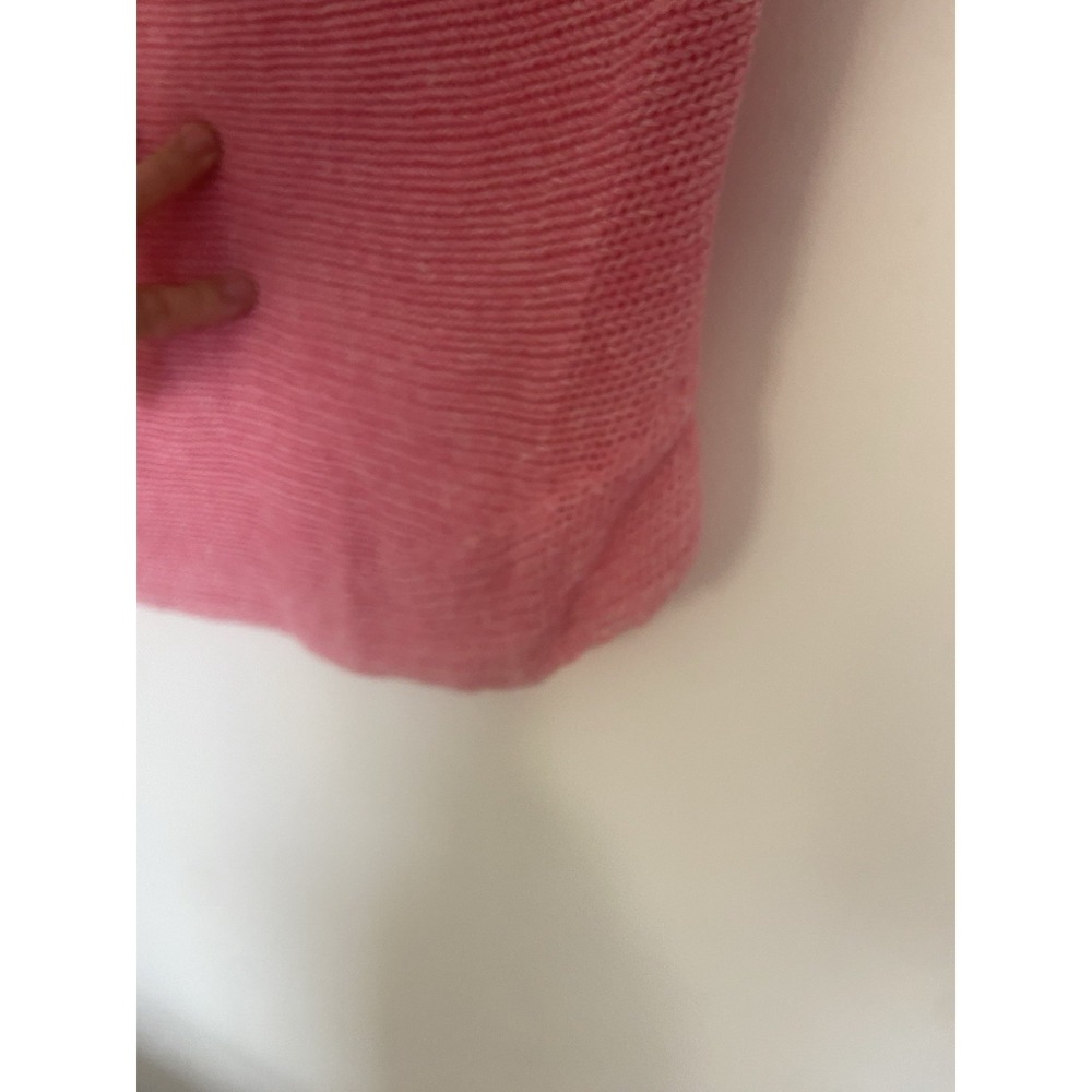 Women's Tommy Bahama Linen Blend Pink Cap Sleeve Medium Weight Sweater-Size XL - Picture 8 of 13
